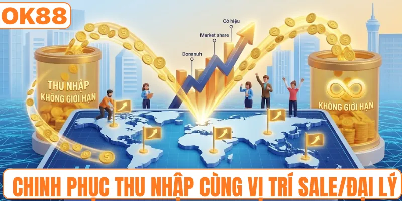 Chinh phục thu nhập cùng vị trí Sale/Đại lý