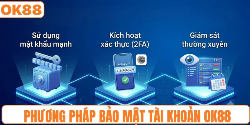Phương pháp bảo mật tài khoản OK88 hiệu quả