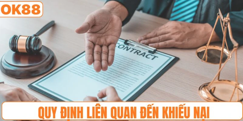 Quy định liên quan đến giải quyết tranh chấp 